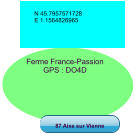 Ferme France-Passion  GPS : DO4D 87 Aixe sur Vienne N 45.7957571728  E 1.1564826965